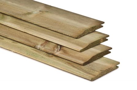 Rabat planken 19 x 145 diverse lengtes