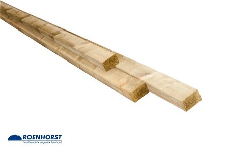 Balken 46 x 95 Geschaafd met 4 ronde hoeken