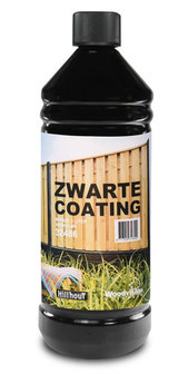 Fles zwarte coating