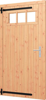 Opgeklampte deur enkel met bovenraam linksdraaiend (Artnr. 540057)