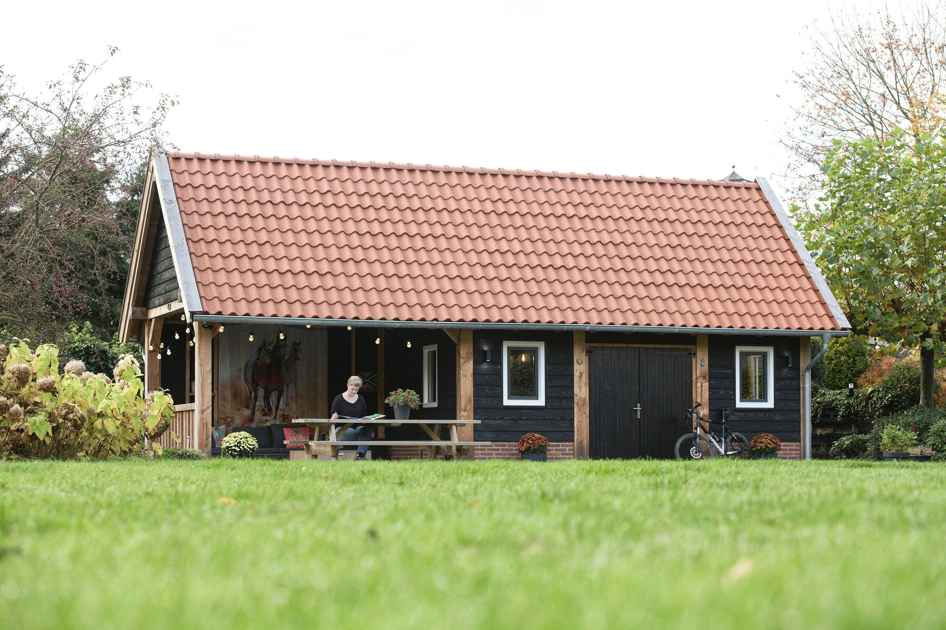 vegetarisch Ongelofelijk Eigenaardig Douglas zadeldak overkapping - Houthandel Roenhorst